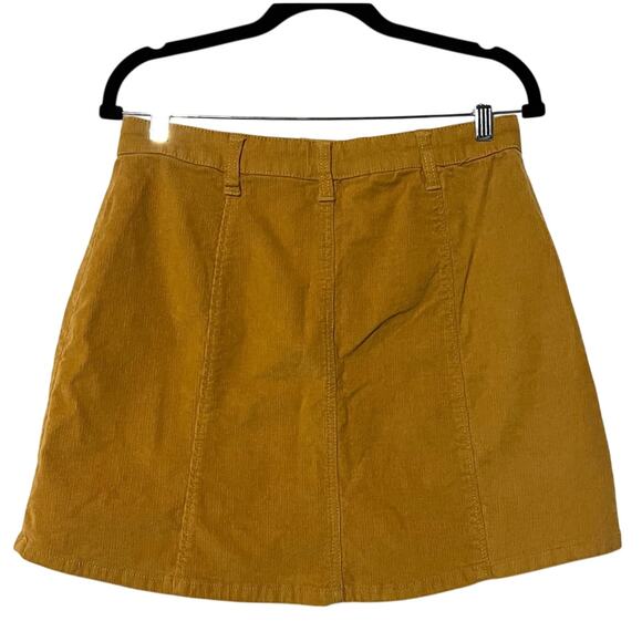 RE Generation by Celebrity Pink Corduroy Skirt Sz 11/ 30 Waist Honey Mustard EUC - Picture 2 of 6